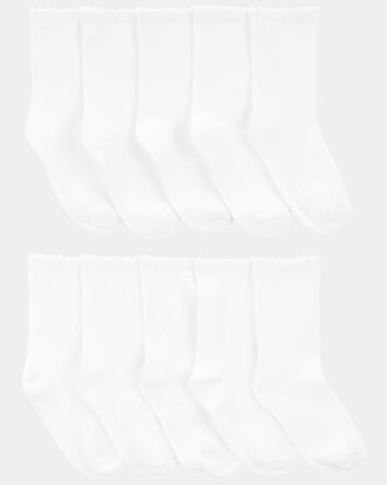 Enfant 10 paires de chaussettes mi-mollet, 
