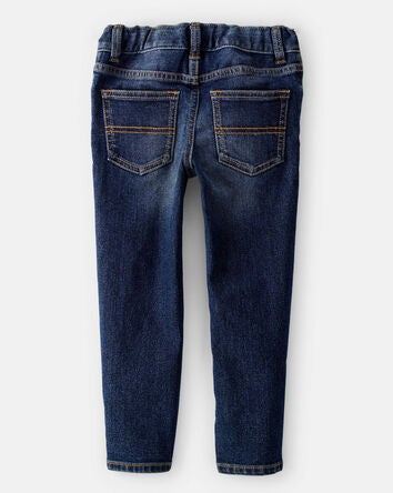 Toddler Classic Jeans In Rail Tie True Blue Wash, 