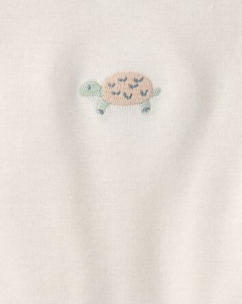 Baby 5-Pack Animals Sleeveless Multipack Bodysuits - Cream, 