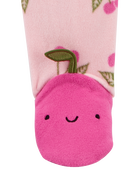 Toddler 1-Piece Cherry Fleece Footie Pyjamas, image 2 of 5 slides