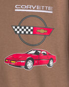 Boys 'Corvette' Zip-Up Hoodie - Brown, image 2 of 2 slides