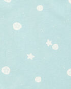 Baby Seashell Print Tank Top - Blue, image 2 of 3 slides