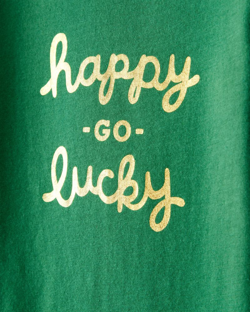 Baby St.Patrick's Day Long-Sleeve Graphic Bodysuit - Green, image 2 of 3 slides