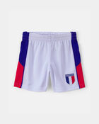 Toddler Umbro France Mesh Soccer Shorts - Blue/Red/White, image 1 of 7 slides
