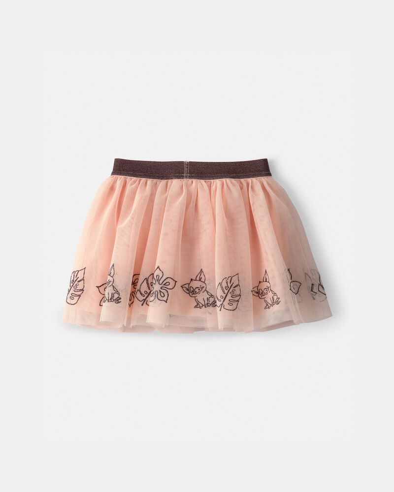Tout-petit fille - Jupe-short en tulle scintillant Disney&copy; Moana - Orange, image 5 sur 5 diapositives