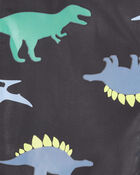 Toddler Dinosaur Colour Changing Rain Jacket - Grey, image 5 of 6 slides