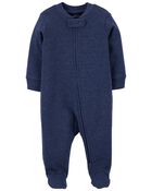 Baby 2-Way Zip Cotton Sleeper, image 1 of 4 slides
