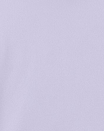Kid Criss Cross Fleece Hoodie - Purple, 