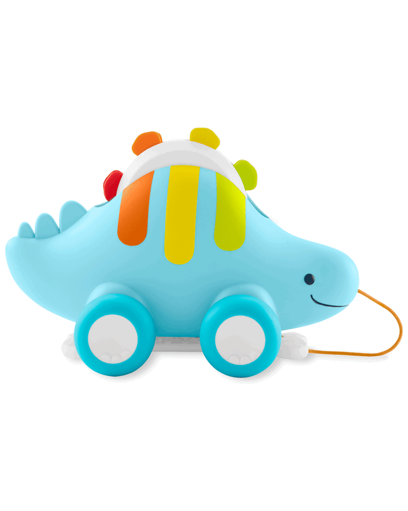 B&eacute;b&eacute; Jouet musical &agrave; pousser 3 en 1 dinosaure Explore & more, image 1 sur 6 diapositives