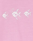 Toddler Girl 2-Piece Angelfish Loose Fit Pyjamas, image 2 of 3 slides