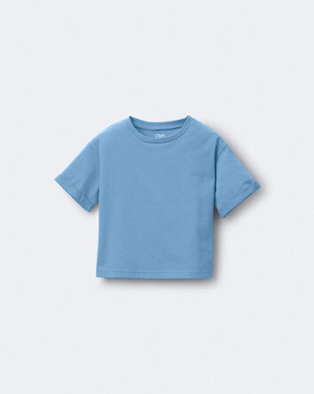 Toddler Rolled Cuff Tee - Teal, 