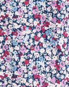 Girls Floral Cotton Pull-On Stretch Leggings, image 3 of 4 slides