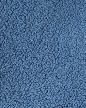 Toddler Boy Sherpa Long-Sleeve Hoodie - Blue, 