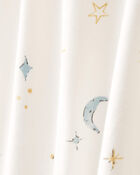 B&eacute;b&eacute; - Grenouill&egrave;re PurelySoft &agrave; fermeture &agrave; glissi&egrave;re 2 sens, constellation - Cr&egrave;me, image 5 sur 6 diapositives