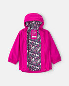 Toddler Kombi London Rain Jacket - Bright Pink , image 2 of 4 slides