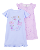 Filles - Emballage de 2 robes de nuit motif fée, image 1 sur 4 diapositives