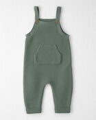 Baby Organic Cotton Sweater Knit Overalls, image 1 of 6 slides