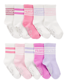 Enfant en bas âge 10 paires de chaussettes mi-mollet, image 1 sur 2 diapositives