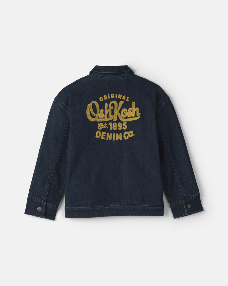 Boys Original OshKosh Denim Co' Denim Jacket - Dark Wash, image 1 of 5 slides