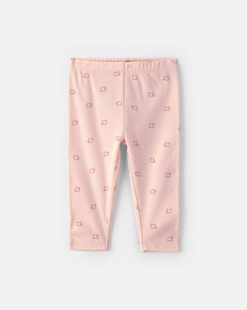 Baby Girl 3-Piece Sheep Long-Sleeve Bodysuit & Pant Set - Pink/Cream, 