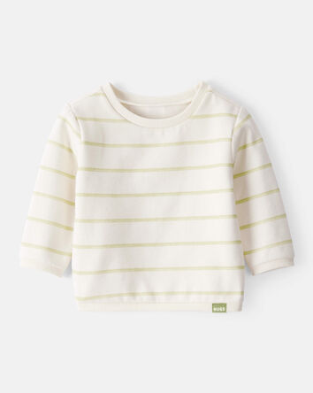 Baby Boy Long-Sleeve Pullover Sweatshirt - White
, 