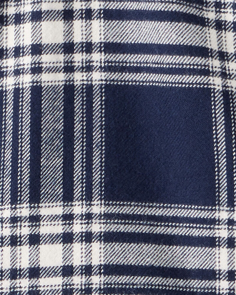 Toddler Girl Organic Cotton Flannel Dress , image 5 of 6 slides