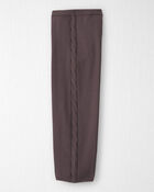 Filles - Ensemble 2 pi&egrave;ces haut &agrave; torsade et pantalon en tricot de coton biologique, image 3 sur 4 diapositives