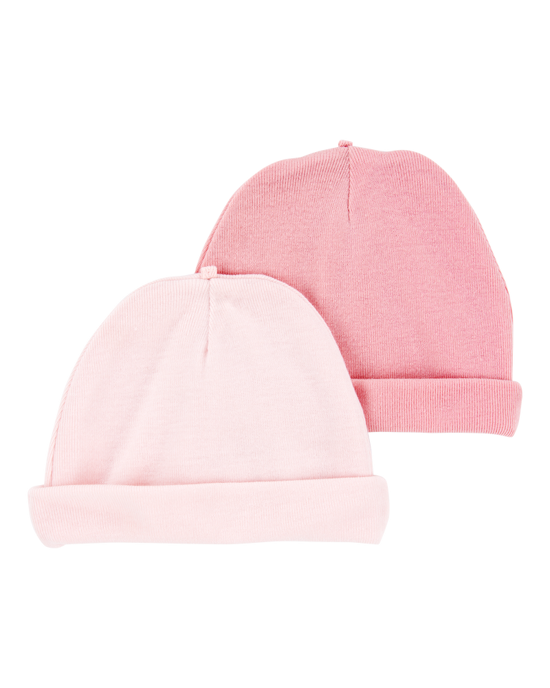 Bébé Emballage de 2 bonnets , image 1 sur 2 diapositives