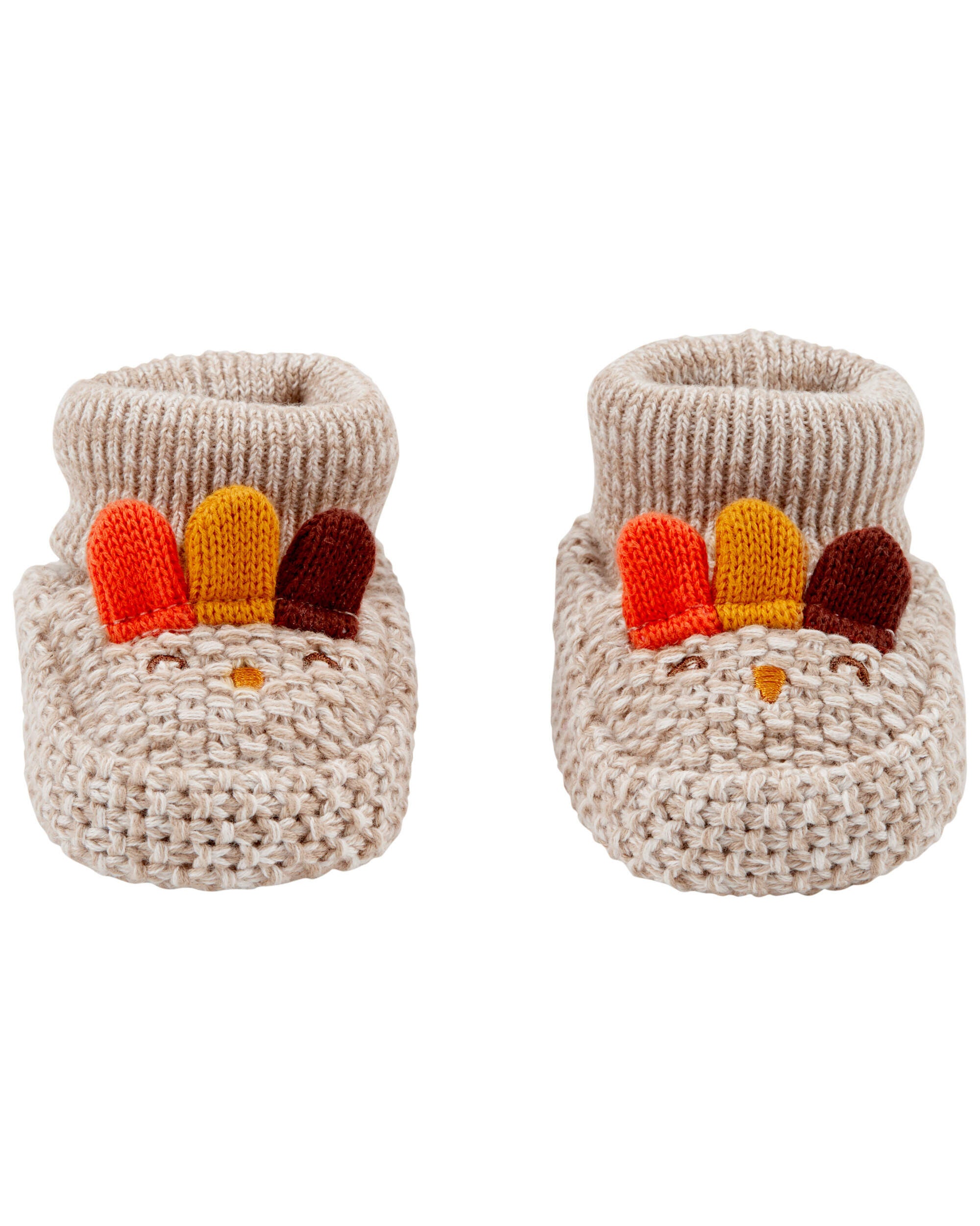 Baby Crochet Thanksgiving Booties