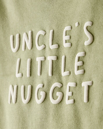 Baby Boy Uncles Little Nugget Long-Sleeve Graphic Bodysuit - Green, 