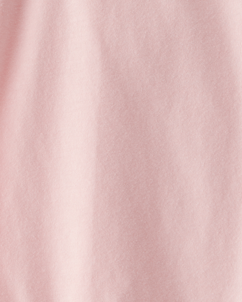 Baby Scalloped Collar Long-Sleeve Bodysuit - Pink, image 2 of 3 slides