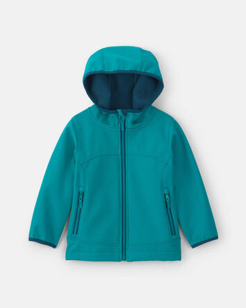 Baby Girl  Colour Changing Rain Jacket- Teal, 