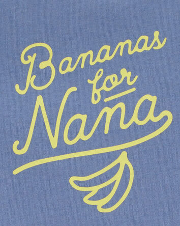 Bananas For Nana Sleeveless Bodysuit, 