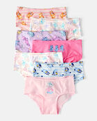 Toddler Girl 7-Pack Bluey Brief Stretch Cotton Underwear, image 1 of 3 slides