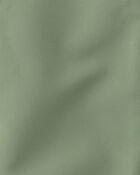 Girls Solid Midweight Fleece Lined Jade Jacket- Green , image 3 of 3 slides