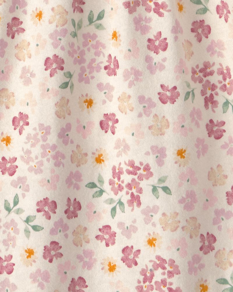 B&eacute;b&eacute; fille - Cache-couche mode &agrave; manches longues et motif floral, image 2 sur 2 diapositives