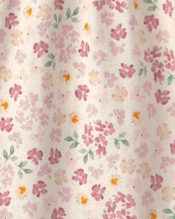 Baby Girl Floral Long-Sleeve Fashion Bodysuit, 