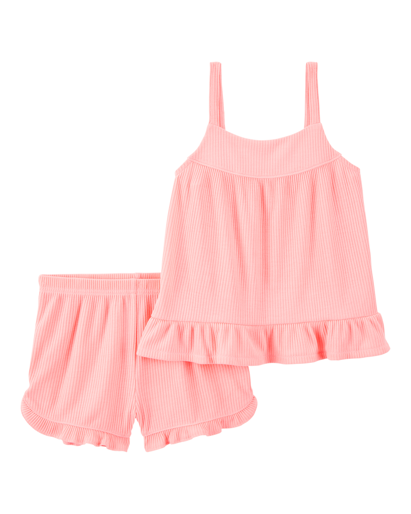 Kid Solid Loose Fit 2-Piece Pyjamas, image 1 of 3 slides
