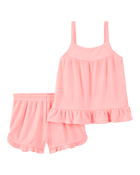 Kid Solid Loose Fit 2-Piece Pyjamas, image 1 of 3 slides