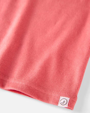 Toddler Organic Cotton Pyjamas Set in Pink, 