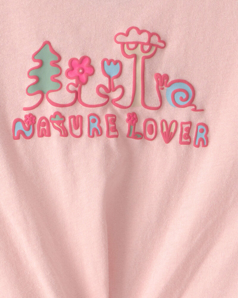 Baby Girl 'Nature Lover' Long-Sleeve Top - Pink, image 2 of 3 slides