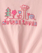Baby Girl 'Nature Lover' Long-Sleeve Top - Pink, image 2 of 3 slides