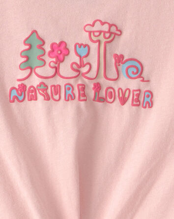 B&eacute;b&eacute; fille - Haut manches longues &laquo;Nature Lover&raquo; - Rose, 