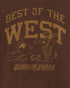 Toddler Boy 'Best Of The West' Long-Sleeve Henley T-Shirt - Brown, image 5 of 6 slides