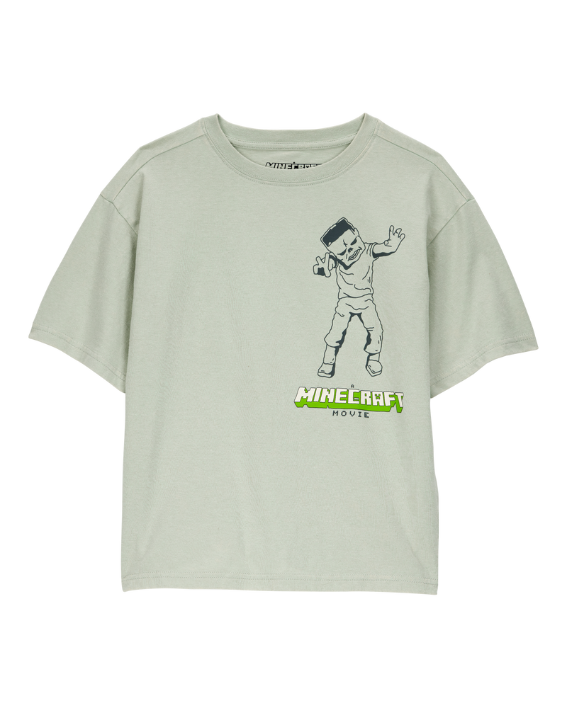 Kid Minecraft Graphic Short-Sleeve Tee - Green, image 1 of 4 slides