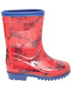 Toddler Hockey Print Rain Boots, image 2 of 5 slides