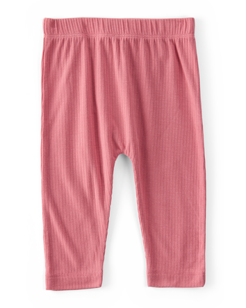 Baby Girl 2-Pack PurelySoft Pull-On Pants, 