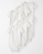 Baby 6-Pack Organic Cotton Rib Bodysuits, image 1 of 4 slides