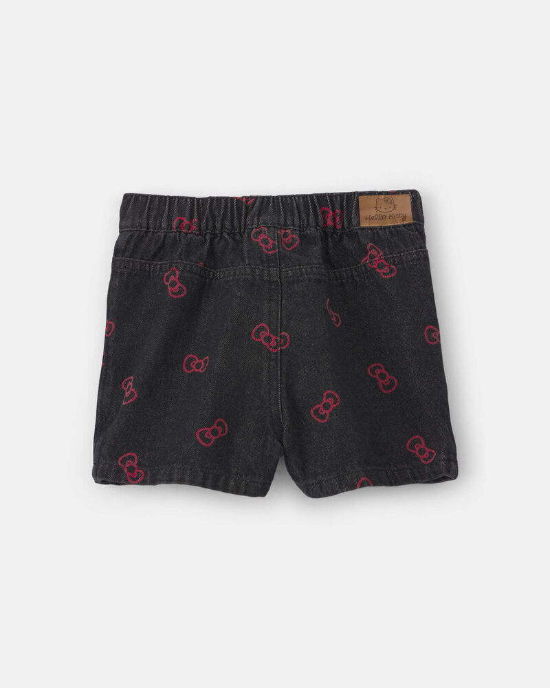 Toute-petite fille &ndash; Jupe-short &agrave; boucle Hello Kitty&reg; &ndash; Noir/Rouge, image 2 sur 3 diapositives