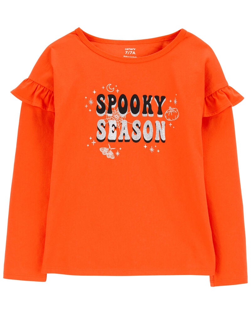 Kid Halloween Spooky Season Graphic Tee, image 1 of 3 slides